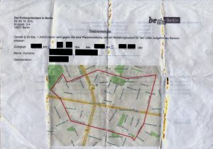 The Danger Zone, actually, according to a "Platzverweis" (police order to remove yourself) Source: https://linksunten.indymedia.org/de/node/161947 - comment section